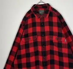 Woolrich ウールリッチ ヘビーフランネルシャツ バッファローチェック