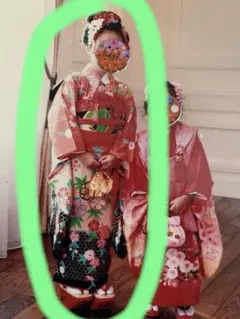 ★高級★京友禅　扇面文様　着物　7歳　七五三 ☆高級☆京友禅 扇面文様 着物 7歳 七五三 - メルカリ