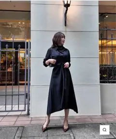 新品未使用　ウエストベルトシャツワンピース