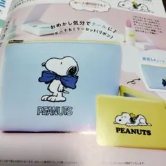 DHCスヌーピーポーチ&ミラーセット