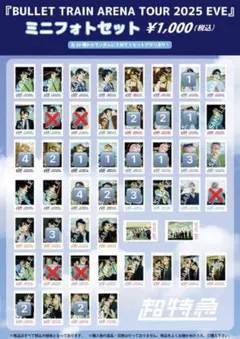 超特急 ミニフォト アクキー