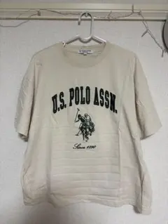 U.S. POLO ASSN. Tシャツ ベージュ M