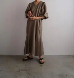 新品・完売品】ANDREA & Co. ボーダーニットオールインワン ベルト付