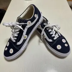 VANS オールドスクール デイジー刺繍 ネイビーのサムネイル