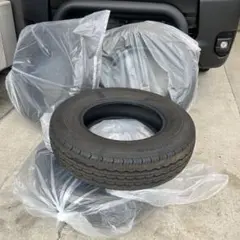 ハイエース純正タイヤ【新車外し】　2025年製 25年製 ハイエース 新車外し ホイールタイヤセット 4本 25年製