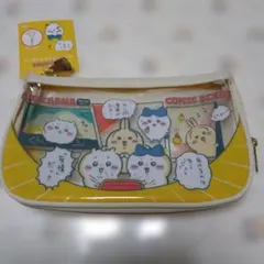 【新品未使用】ちいかわ クリアフラットペンケース筆箱