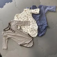 7分袖ボディスーツ 70×3枚セット