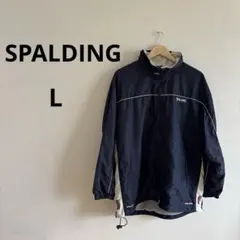 SPALDING ナイロンジャケット ネイビー メンズ