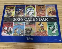 2026年Disney壁掛けカレンダー新品未使用