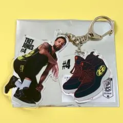 群馬クレインサンダーズ スニーカーポーズ 2連アクキー トレイジョーンズ