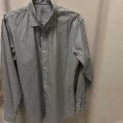 無印良品 ノンアイロンセミワイドカラー長袖シャツ