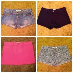 ショートパンツ ミニスカート 4枚セット