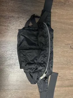 ポーター PORTER タンカー 黒 ウエストバック ボディバック 吉田カバン