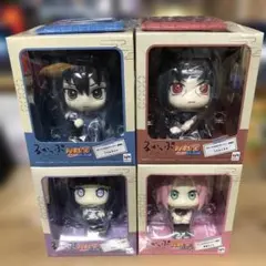 新品 未開封 るかっぷ ナルト疾風伝 4個セット サスケ イタチ ヒナタ サクラ