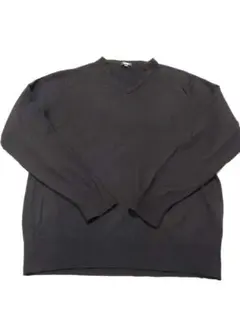 【ジャンク】UNIQLO メリノVネックセーター ダメージあり