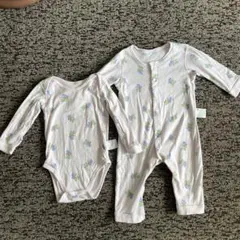 UNIQLO ユニクロベビー　ロンパース　2枚セット　80 90
