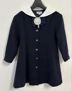 CHOPIN ネイビー フォーマルワンピース 130 セレモニー 式服 冠婚葬祭