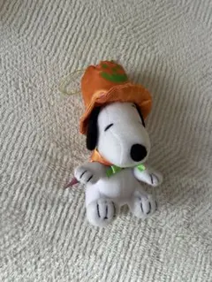 スヌーピー ハロウィン かぼちゃ 帽子 マスコット ぬいぐるみ