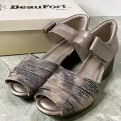 【未使用】BeauFort 軽量 セパレートオープントゥシューズ M