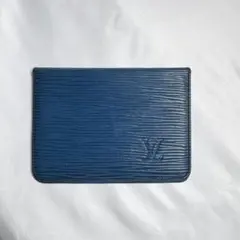 Louis Vuitton ルイヴィトン エピ パスケース カードケース ブルー