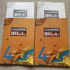中学受験新演習 理科小4 上下セットのサムネイル