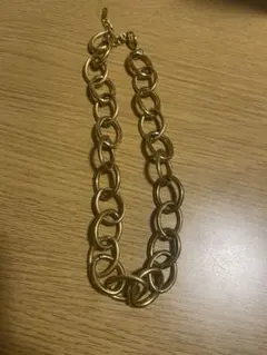 ゴールドリンクチェーンネックレス