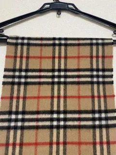 バーバリー マフラー　カシミヤ 100% 英国製　ビンテージ