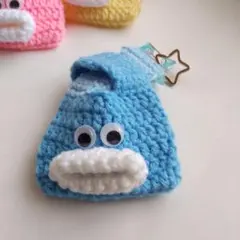 パクパクモンスター ミニ巾着袋 ふたつセット ハンドメイド - メルカリ