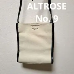 ALTROSE No.9 ショルダーバッグ ベージュ/ブラック