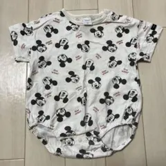 futafuta ミッキーマウス柄ロンパース 80