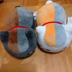 夏目友人帳 もふぐっとぬいぐるみ ニャンコ先生と黒ニャンコ 全2種