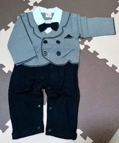 タキシード風ロンパース 80cm