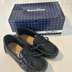 familiar ローファー・モカシン 15cm ブラック