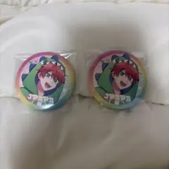 カラフルピーチ　じゃぱぱ　ぷぴぱ缶バッジ　シェアハウス