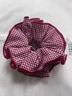 Sézane セザンヌ　コットンシュシュ　赤と白のギンガムチェック　未使用品