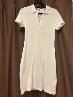 Tommy Hilfiger ホワイト ポロシャツドレス M ワンピース