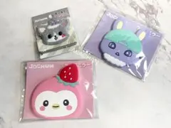 【新品未使用未開封】Jochumキャラクターグッズミラー&ヘアゴム3個セット