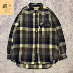 vintage 00s FIELDEN 長袖ネルシャツ チェック柄アメカジ