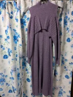 NaturalBeautyBasic　アメスリカットオフニットワンピース