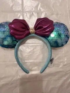 海外ディズニー限定　ミニーマウス耳カチューシャ