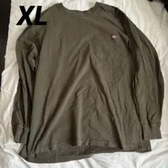 値下げ中！Dickies オリーブ 長袖Tシャツ XL