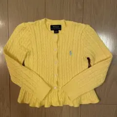 Polo Ralph Lauren イエローカーディガン 4/4T