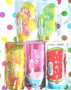 5種類セット　もへじ凍らせて食べるアイス　カルディのサムネイル