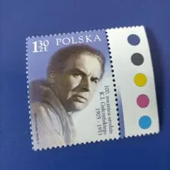 5720 外国切手 ポーランド 2005年詩人 ガルチンスキ生誕100周年 1V