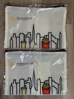 マクドナルド　ManhattanPortage ファスナーポーチ 2個セット