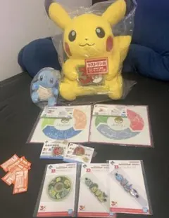 ポケモン30周年記念くじ ラストワン ピカチュウ ゼニガメ ぬいぐるみ