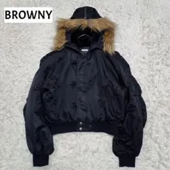 BROWNY STANDARD 短丈 N-2B ブラック Y2K