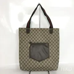 GUCCI グッチ GGキャンバス トートバッグ シェリーライン レディース