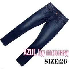 ⭐️A1032⭐️ AZUL ♥ 形綺麗 カジュアル スムースタッチデニムスキニー