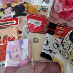 ディズニー ミニーマウス タオルなど　ノベルティまとめ